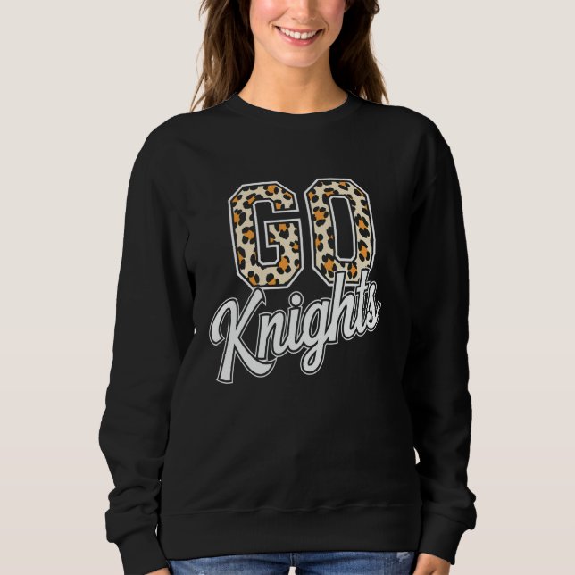 Moletom Equipe da Universidade Faculdade Knights High Scho (Frente)