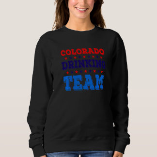 Moletom Equipe de Bebedores do Colorado Orgulho do Estado 