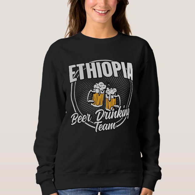 Moletom Equipe de Bebida de Cerveja Etíope Ethiopia Squad  (Frente)