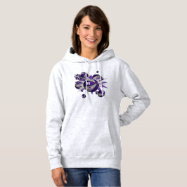 Moletom Equipe de cinzas roxas colore estrelas de basquete