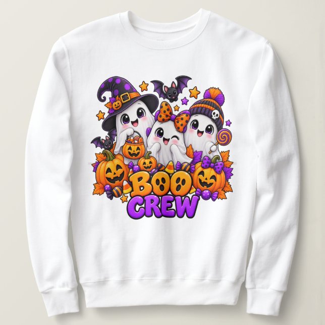 Moletom Equipe de Fantasmas Boo (Frente do Design)