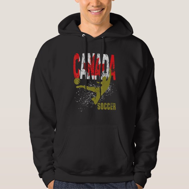 Moletom Equipe De Futebol E Jogador De Futebol Do Canadá (Frente)