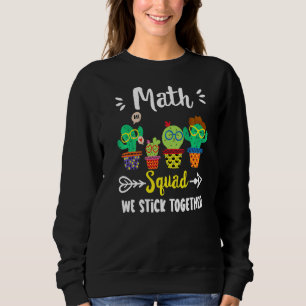 Moletom Equipe de Matemática da Equipe de Cactus na Escola