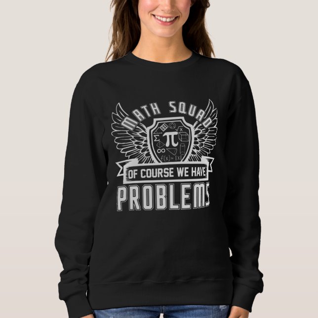 Moletom Equipe de Matemática Fanático por Matemática   Pro (Frente)