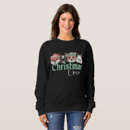 Moletom Equipe de Natal de Cachorro Fofo