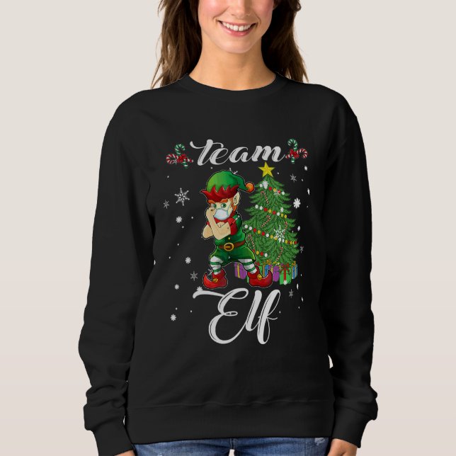 Moletom Equipe de Natal dos Elfos (Frente)