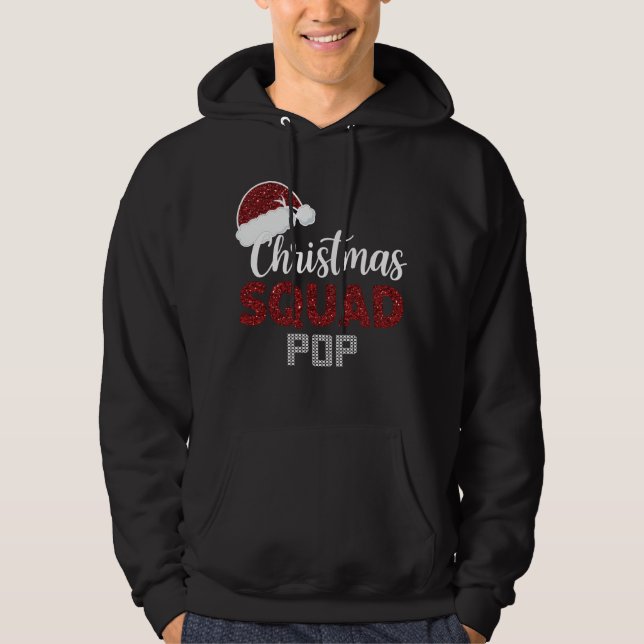 Moletom Equipe de Natal Pop Combinando Pijama Divertido de (Frente)