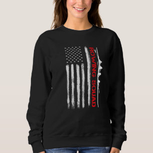 Moletom Equipe de Remo EUA Bandeira Americana Remo Tripula