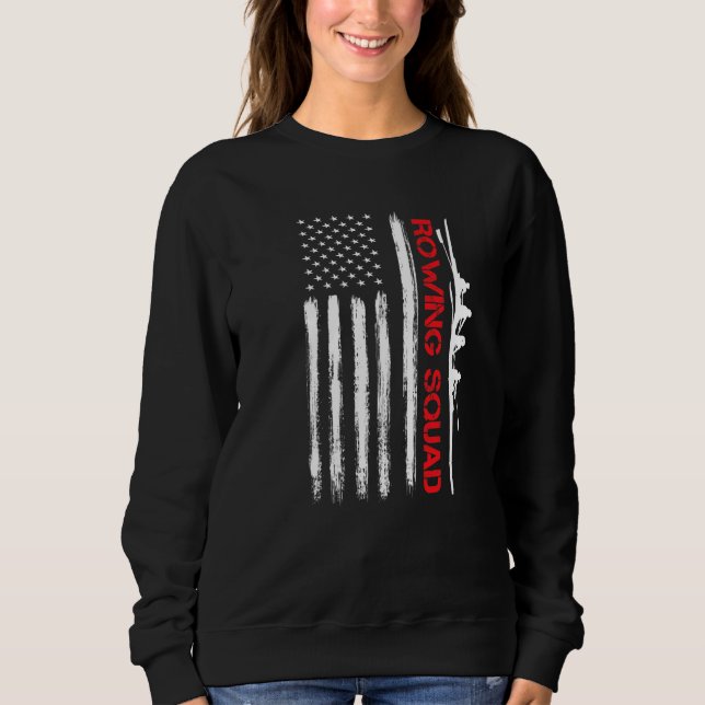 Moletom Equipe de Remo EUA Bandeira Americana Remo Tripula (Frente)