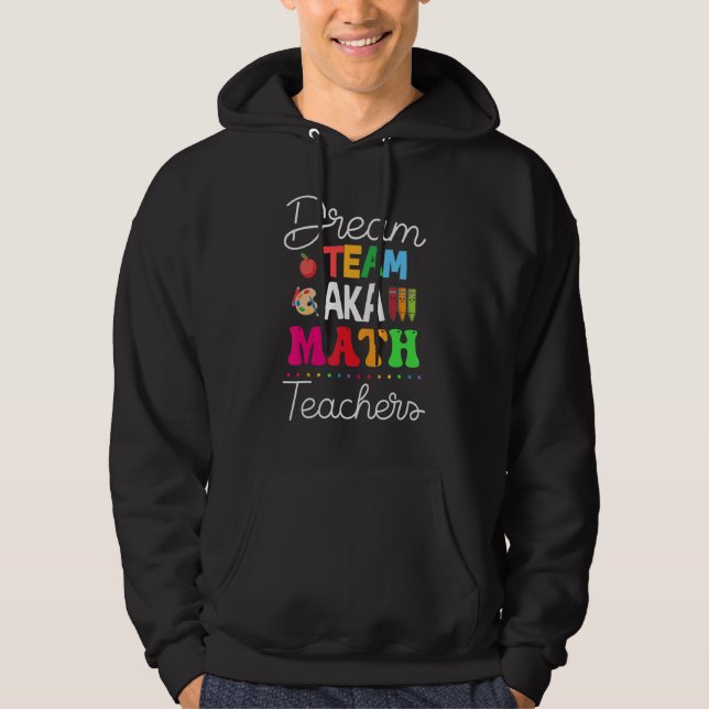 Moletom Equipe De Sonhos Aka Professores De Matemática De  (Frente)