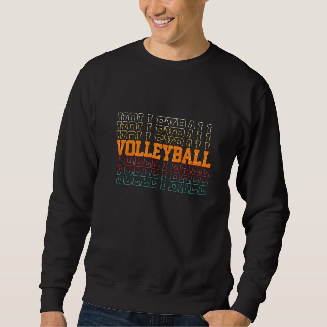 Moletom Equipe de Volei de Retro Athletic Esporte Rede Est (Frente)
