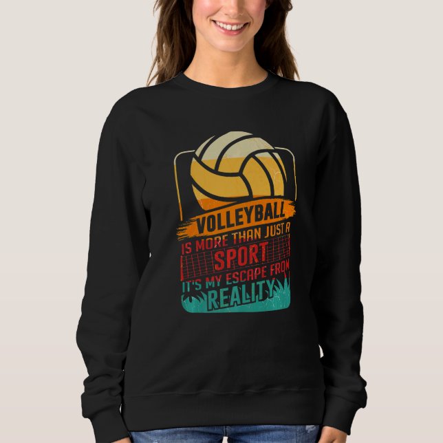 Moletom Equipe de Volei Retro Atletica Esporte Rede Estaca (Frente)