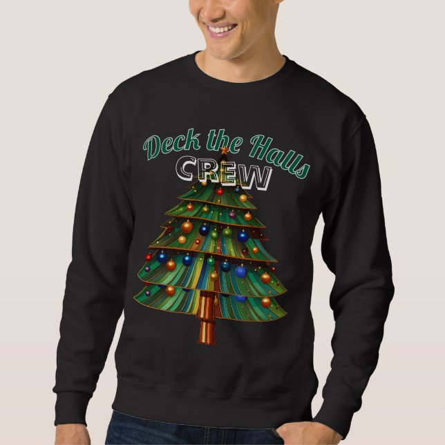 Moletom Equipe Deck The Halls Natal Feriado (Frente)