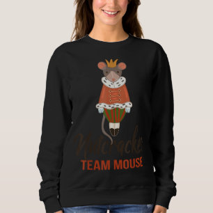 Moletom Equipe do Mouse Nutcracker dança de Natal Engraçad