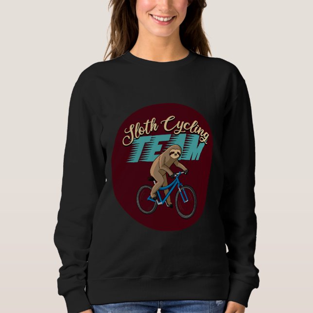 Moletom Equipe Engraçada De Ciclismo Vamos Chegar Quando C (Frente)