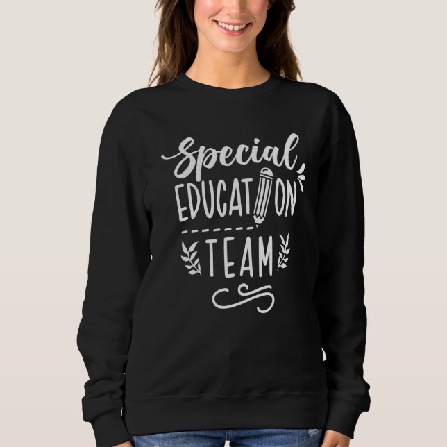 Moletom Equipe Especial de Educação Ensina Professores Com (Frente)