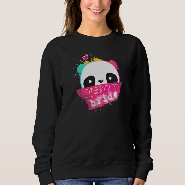 Moletom Equipe Feminina da Noiva  Mulheres Solteira Desped (Frente)