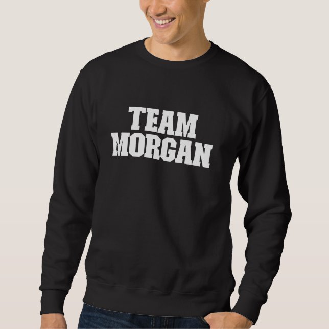 Moletom Equipe Morgan Sobrenome Morgan Morgan (Frente)