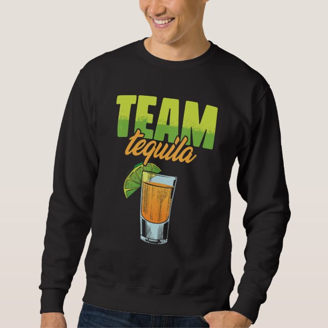 Moletom Equipe Tequila para amante ou bebedor de tequila (Frente)