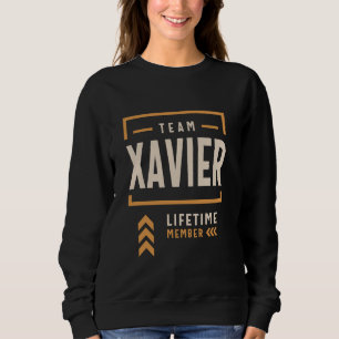 Moletom Equipe Xavier Lifetime Membro Funny Nome Xavier 1