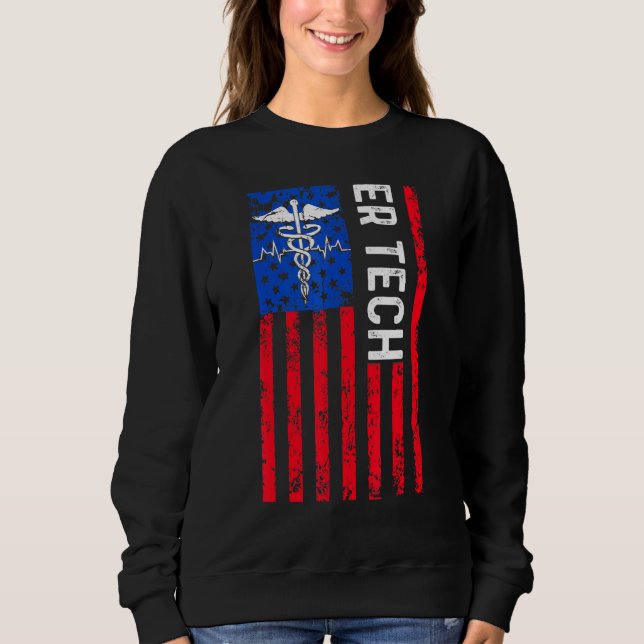 Moletom Er Technician Emergency Room Tech 18 (Frente)