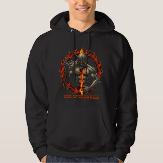 Moletom Era do Hoodie Escuro - Ember Ring Warrior Emblem