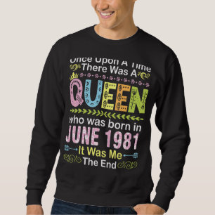 Moletom Era Uma Vez Uma Rainha Que Era Nascer Em J