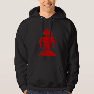 Moletom Erawan Três Elefante De Cabeça Lao / Bandeira La