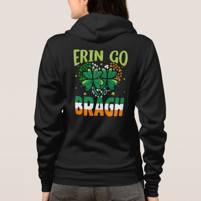 Moletom -Erin Go Bragh Trevo Design de St. Patrick-60879 (Verso)