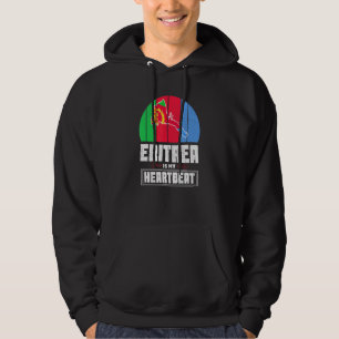 Moletom Eritreia É Meu Coração Ame O Mapa Da Bandeira Da E