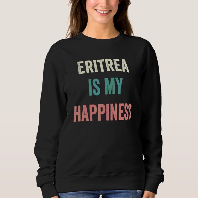 Moletom Eritreia É Minha Felicidade (Frente)