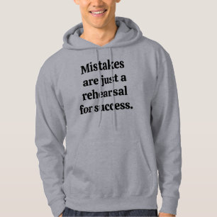 Moletom Erros de Hoodie Básico dos Homens