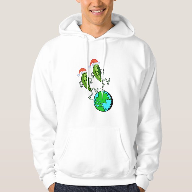 Moletom Ervilhas de Natal na Terra (Frente)