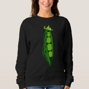 Moletom Ervilhas Verdes Pod Engraçadas Veggies Vegetais Ha