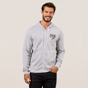 Moletom Escalada de Rock Homens Cheio-zip-Hoodie