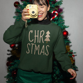 Moletom Escandinávia Minimalista da Árvore de Natal