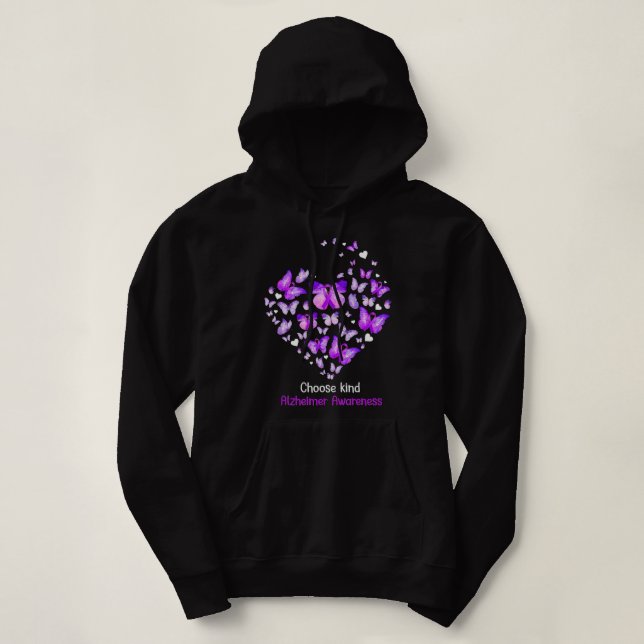 Moletom Escolha o Kind Alzheimer Awarness Gift (Frente do Design)