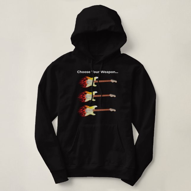 Moletom Escolha sua arma (Frente do Design)
