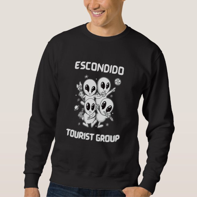Moletom Escondido Native Pride Alienígena Engraçada State  (Frente)