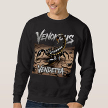 Escorpião gráfico punk de Vingança Venenosa