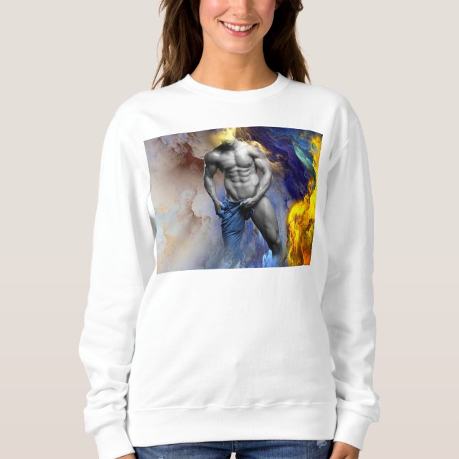 Moletom Escorregadio muscular do SlipperyJoe (Frente)