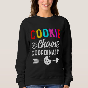 Moletom Escoteiro Engraçado Para Meninas Cookie Chaos Coor