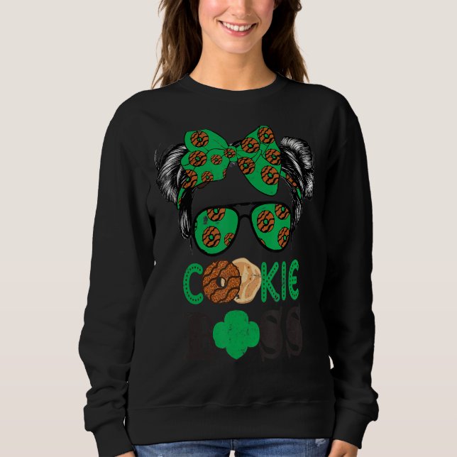 Moletom Escoteiro Para Meninas Cookie Chefe Kidlife Messy  (Frente)