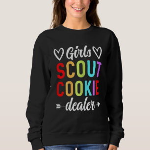 Moletom Escoteiro Para Meninas Cookie Dealer Funny Scoutin