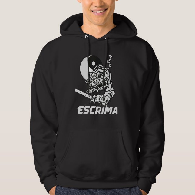 Moletom Escrima Yin Yang Tiger (Frente)