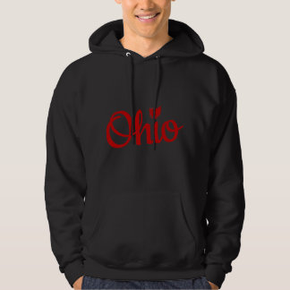 Moletom Escrito Vermelho Cute Ohio OH Mapa Amor Home Stand