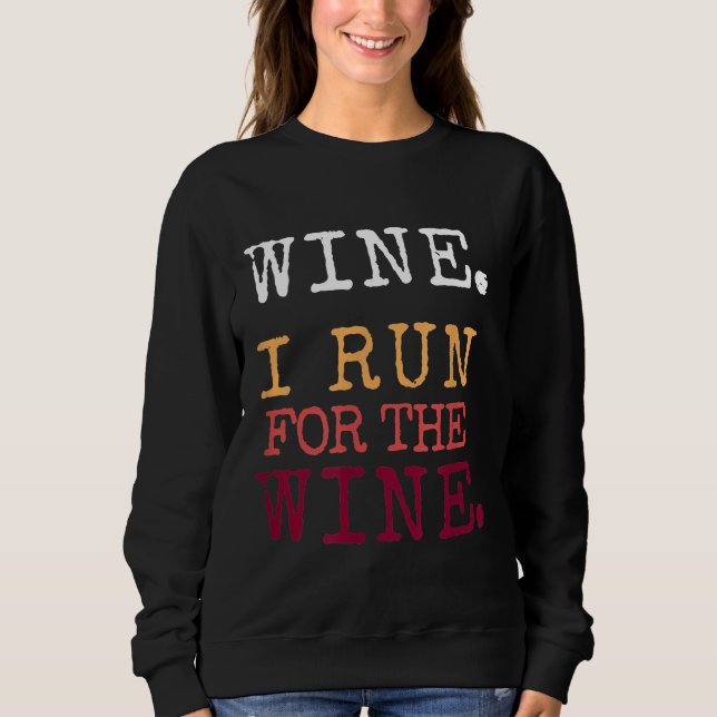 Moletom Escritores Engraçados, Presente Para O Vinho, Trot (Frente)