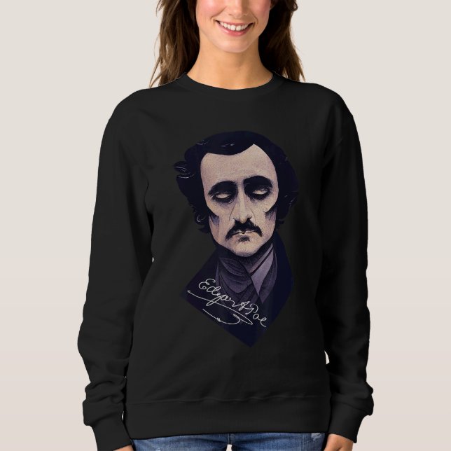 Moletom Escritores Escuros Edgar Allan Poe (Frente)