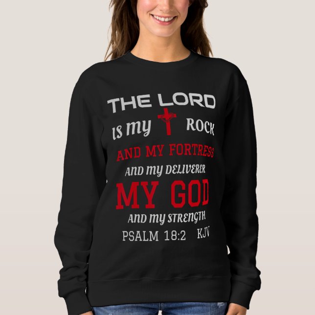 Moletom Escritura de Bíblia Cristã Verse Psalm 182 (Frente)