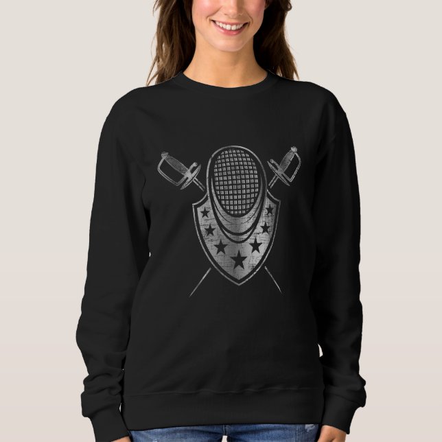 Moletom Esgrima  Esgrimista Espadachim Florete Sabre M (Frente)